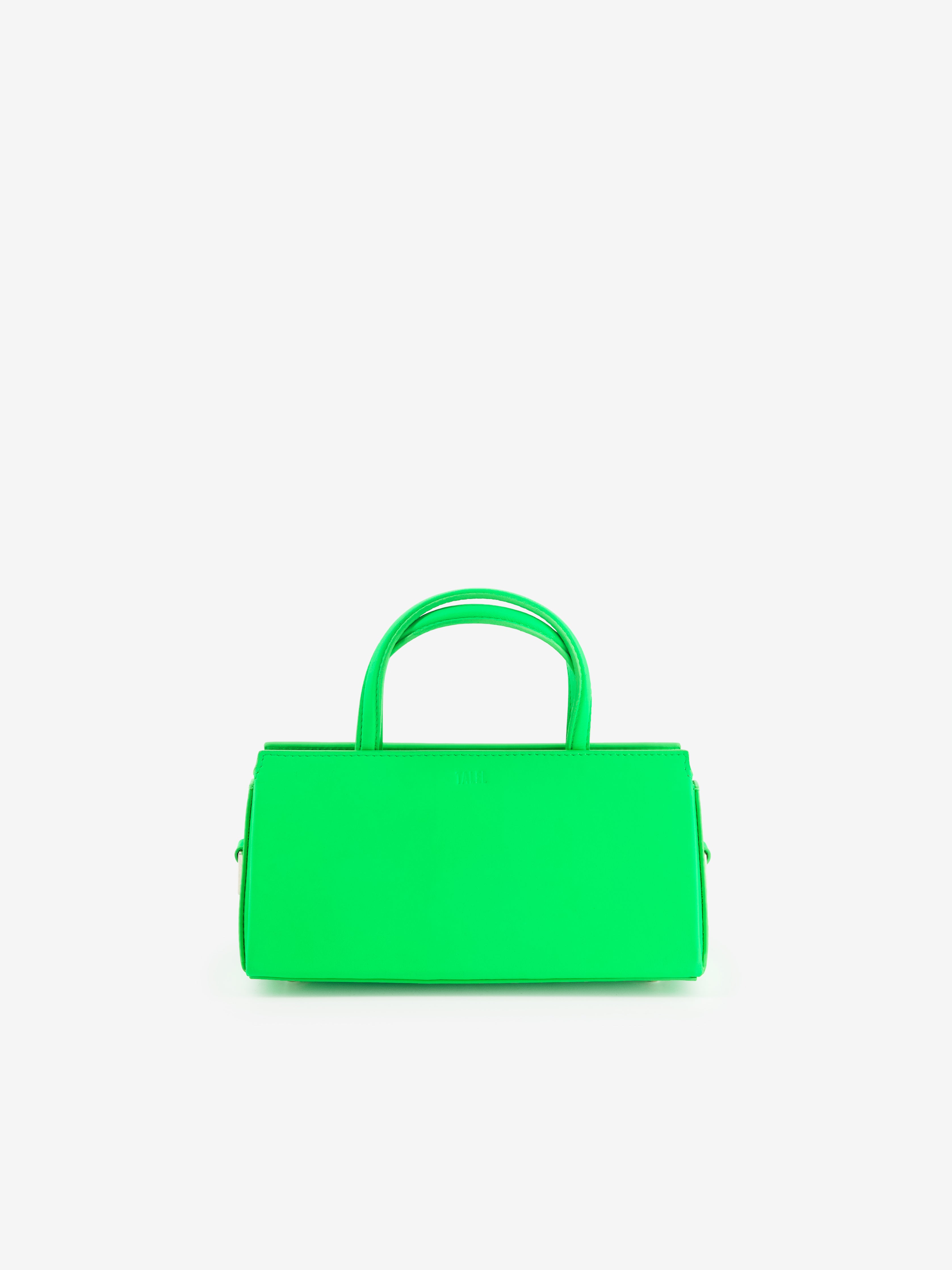 Neon green handbag best sale