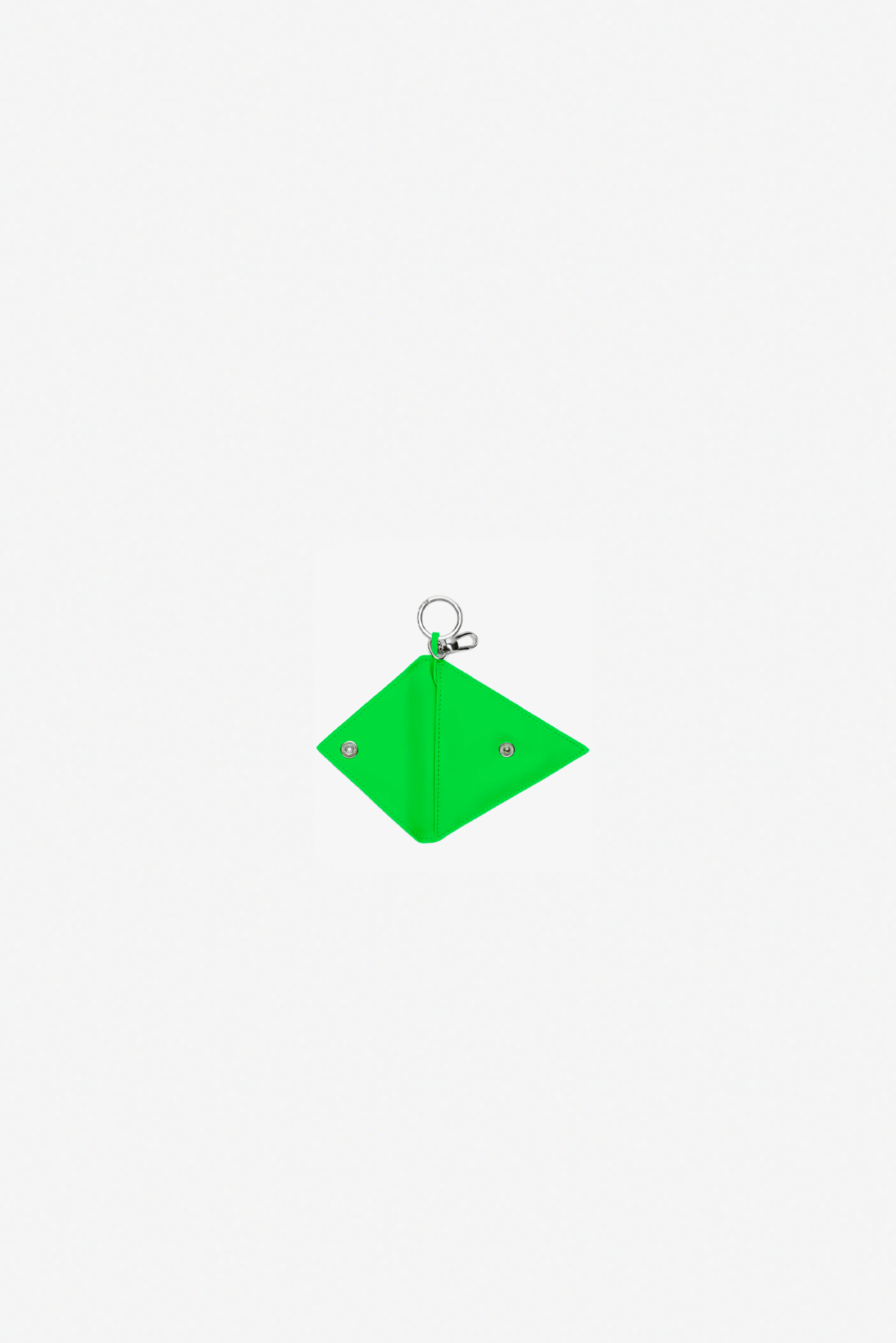 Triangle Wallet Neon Green