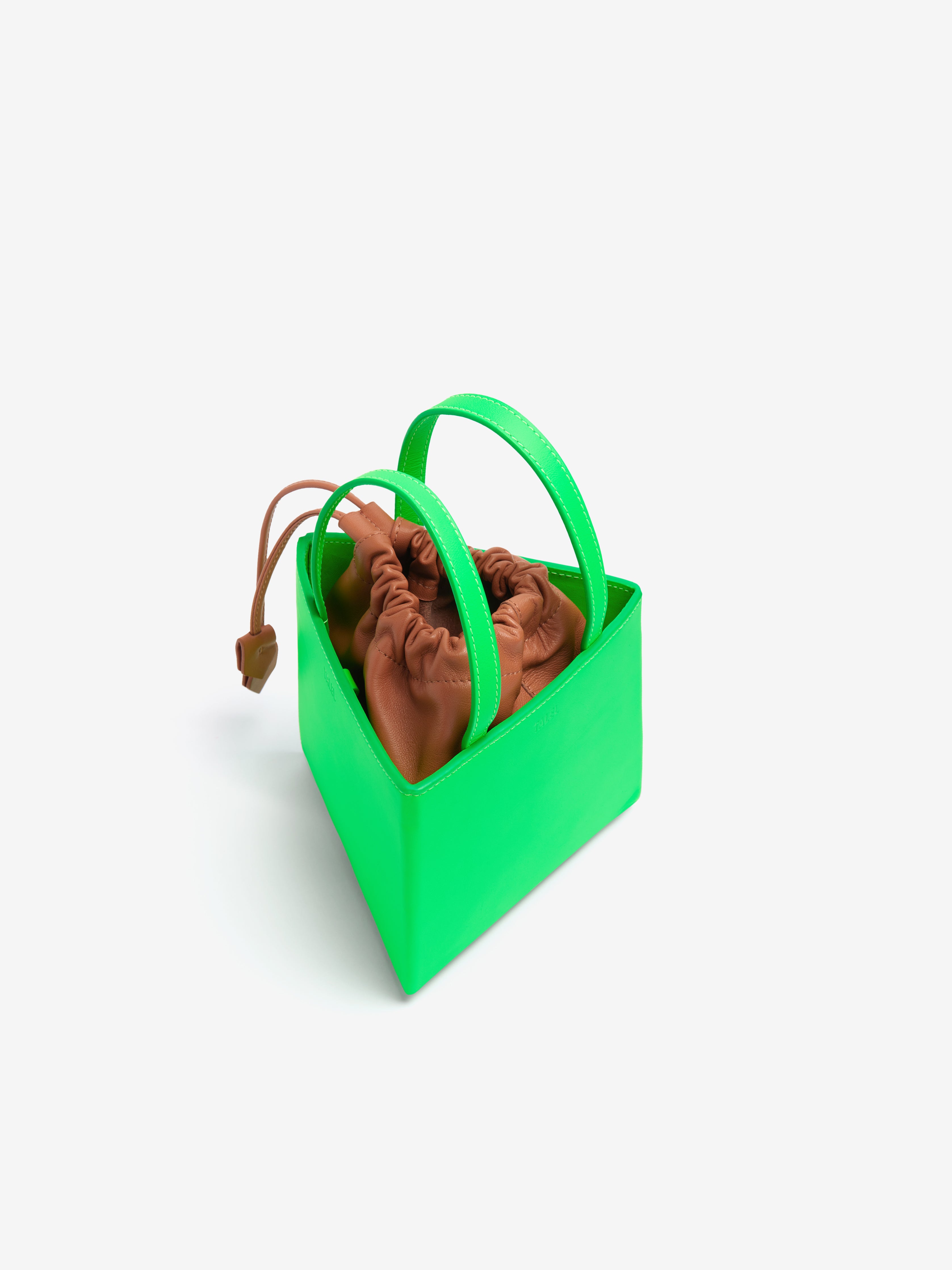 Triangle Bag Neon Green M
