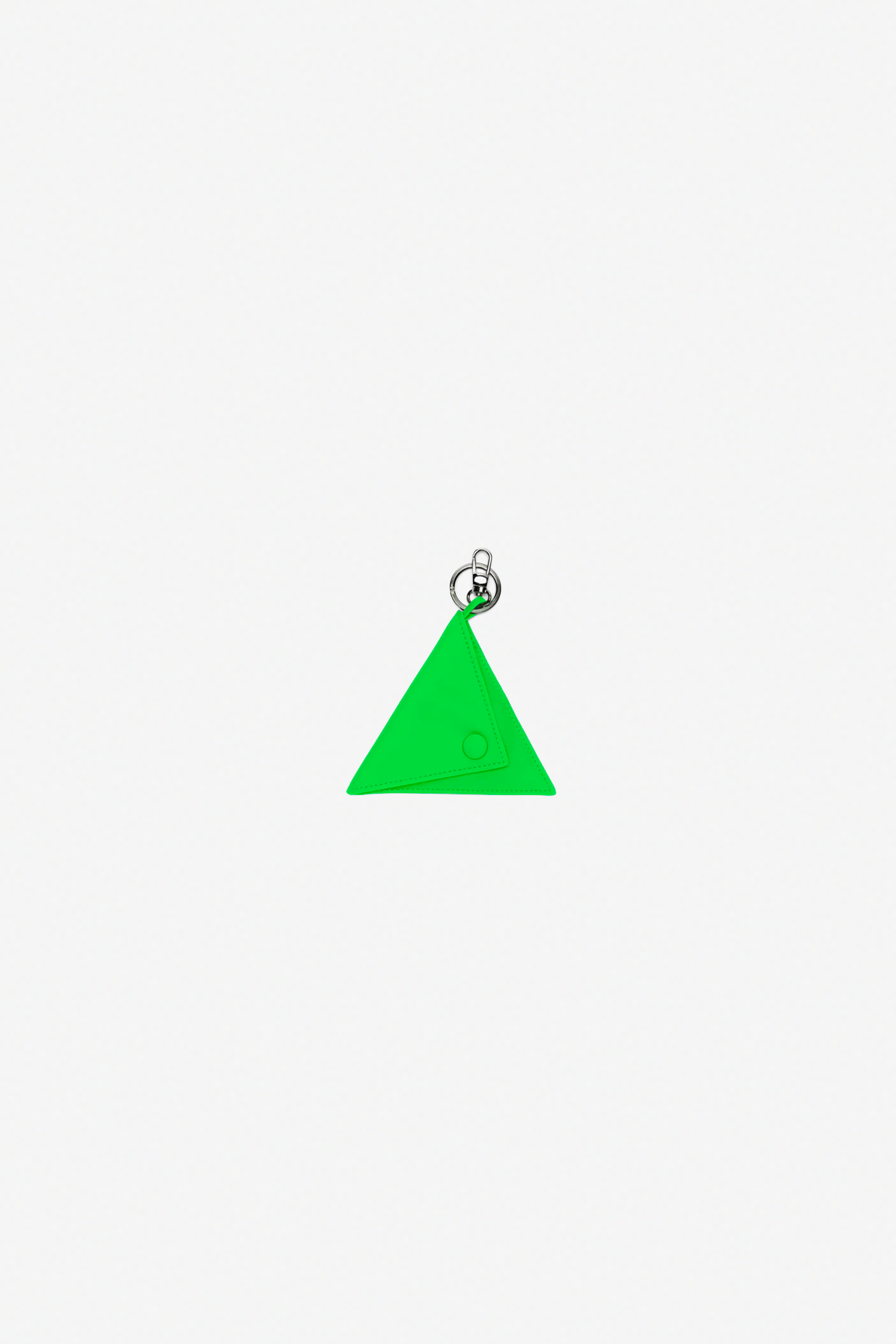 Triangle Wallet Neon Green