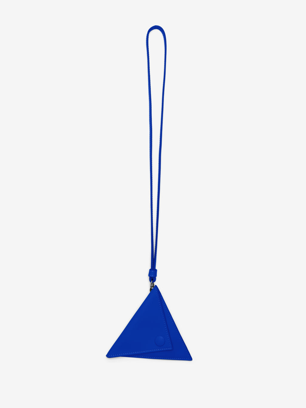 Triangle wallet neck strap Electric Blue